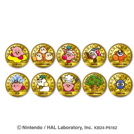 Collection de Médailles 10 PCS Kirby the star - Kirby