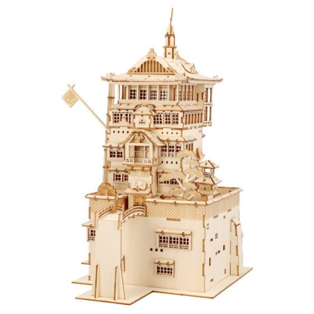 Maquette en bois Kigumi Aburaya - Le Voyage de Chihiro