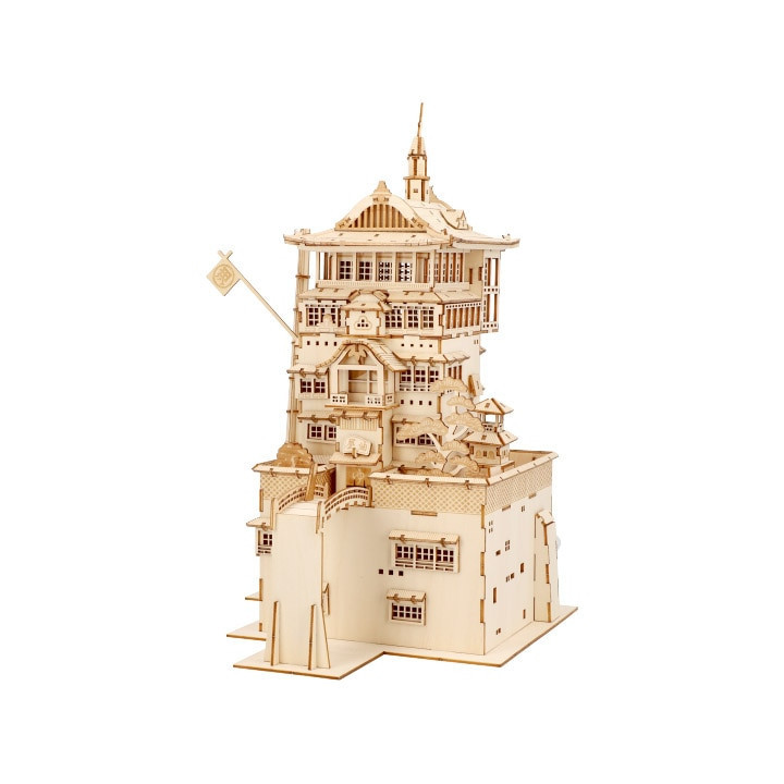 Maquette en bois Kigumi Aburaya - Le Voyage de Chihiro