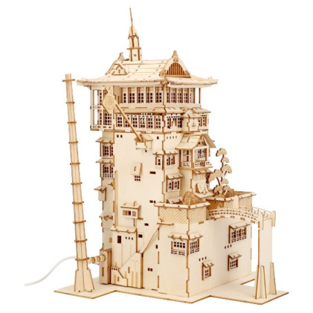 Maquette en bois Kigumi Aburaya - Le Voyage de Chihiro