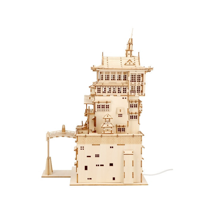 Maquette en bois Kigumi Aburaya - Le Voyage de Chihiro