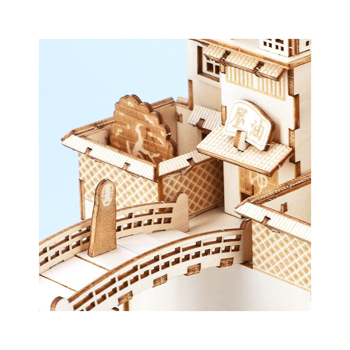 Maquette en bois Kigumi Aburaya - Le Voyage de Chihiro