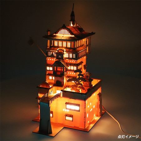 Maquette en bois Kigumi Aburaya - Le Voyage de Chihiro