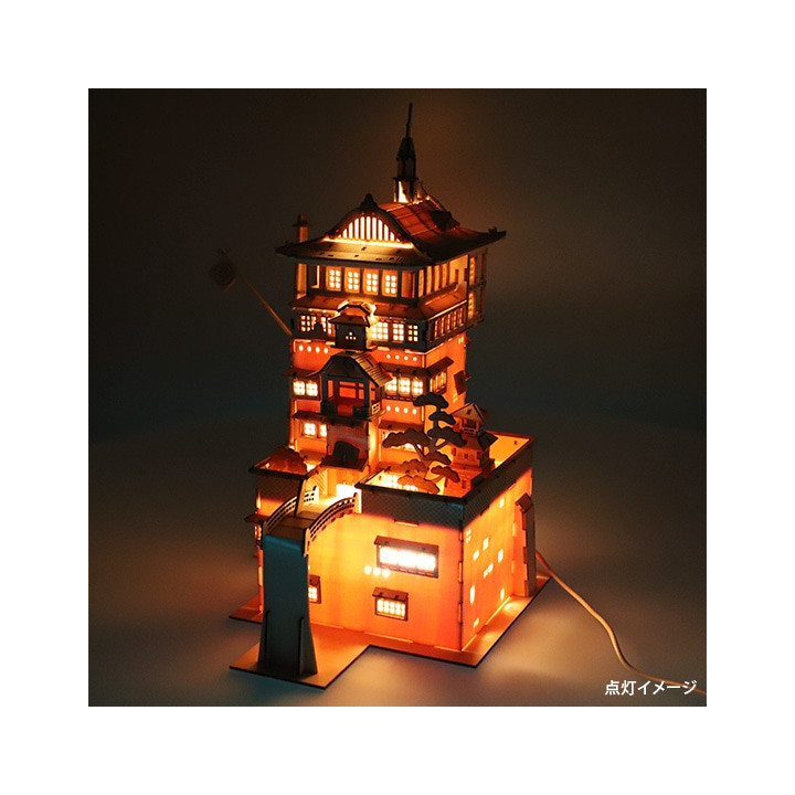 Maquette en bois Kigumi Aburaya - Le Voyage de Chihiro