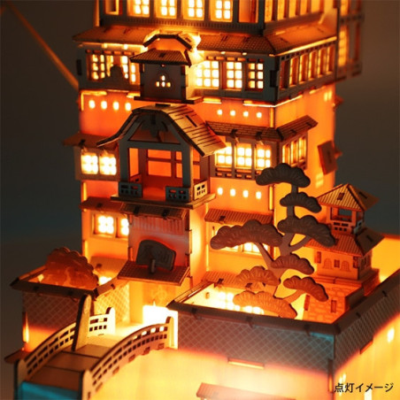 Maquette en bois Kigumi Aburaya - Le Voyage de Chihiro