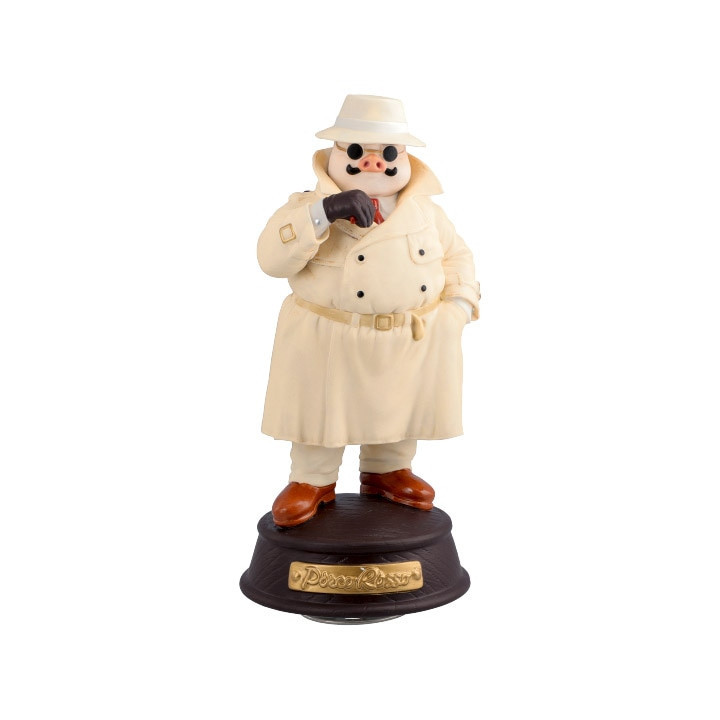 Boîte à Musique Marco dans son imperméable - Porco Rosso