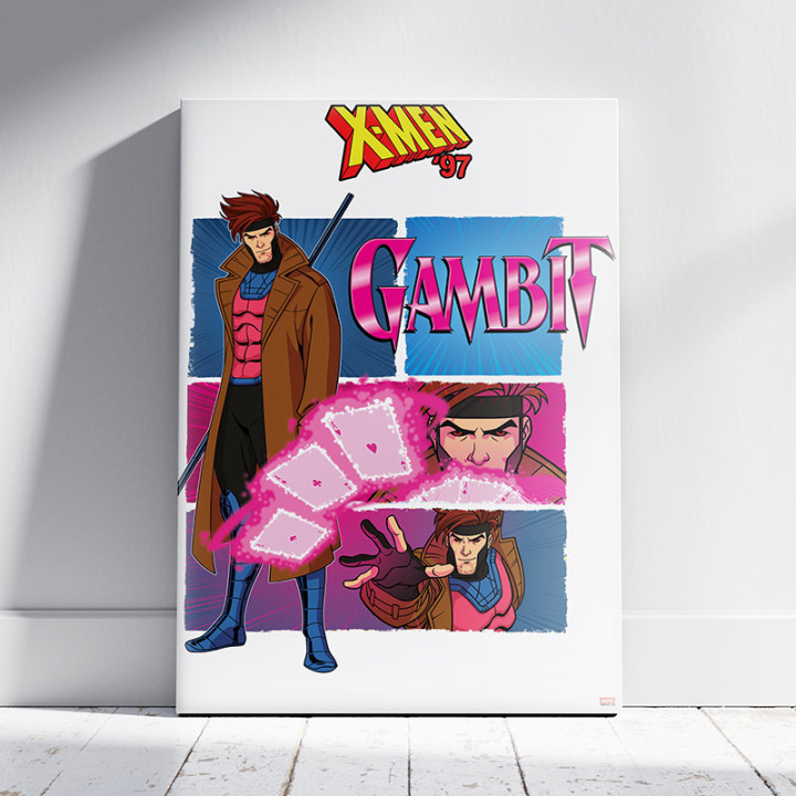 Tableau X-Men 97 Gambit 35 x 50cm