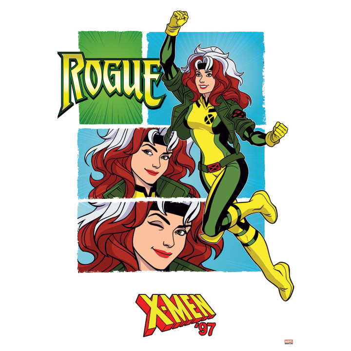 Tableau X-Men 97 Rogue 35 x 50cm
