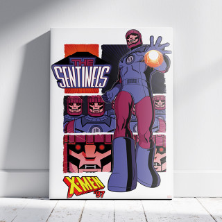 Tableau X-Men 97 Sentinel 35 x 50cm