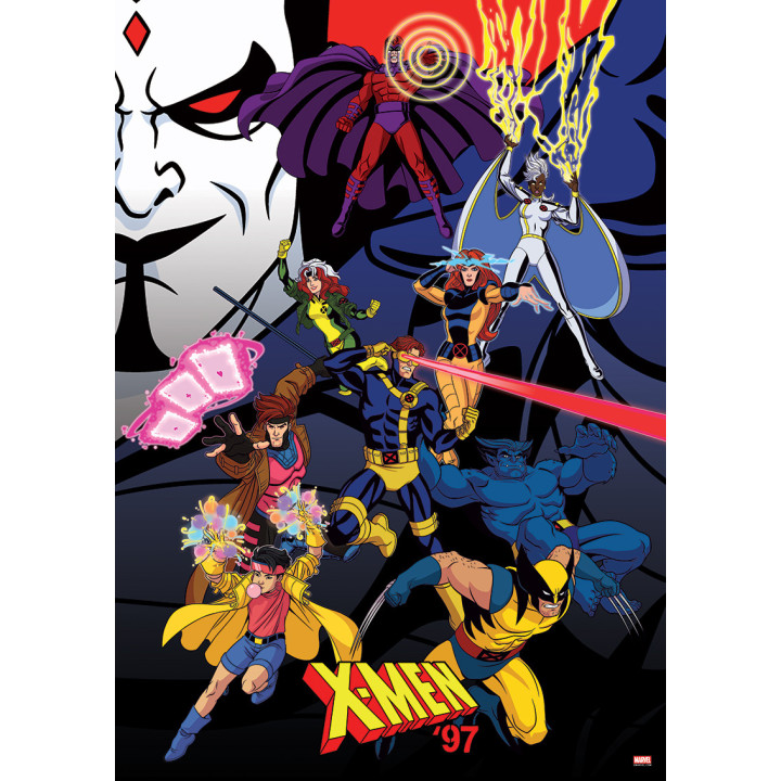 Tableau X-Men 97 Group 35 x 50cm