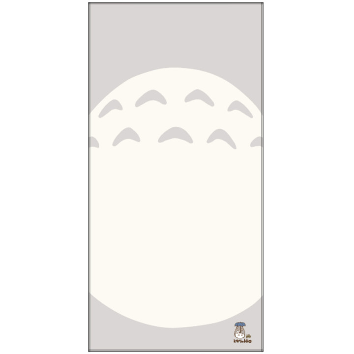 Grande Serviette Ventre de Totoro 60x120 cm - Mon Voisin Totoro