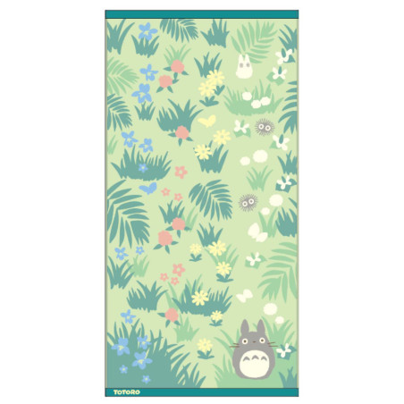 Grande Serviette Totoro & Papillon 60x120 cm - Mon Voisin Totoro