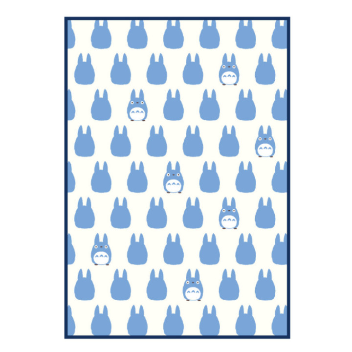 Long blanket Middle Totoro silhouette 200x140 cm - My Neighbor Totoro