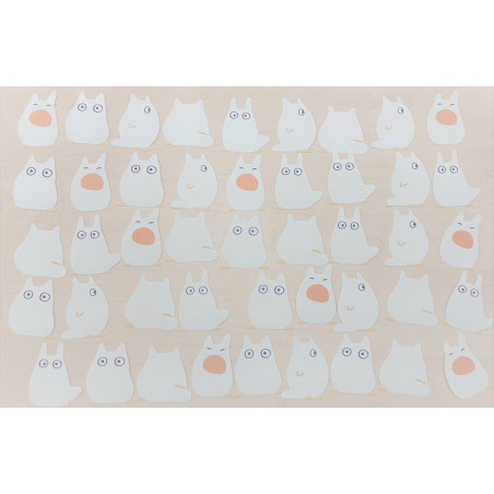 Set de stickers Totoro Blanc - Mon Voisin Totoro