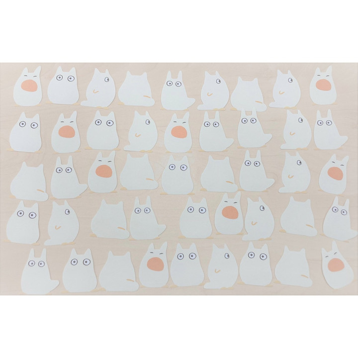 Set de stickers Totoro Blanc - Mon Voisin Totoro