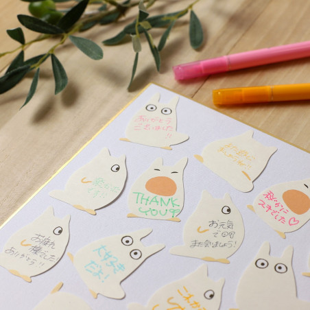 Set de stickers Totoro Blanc - Mon Voisin Totoro