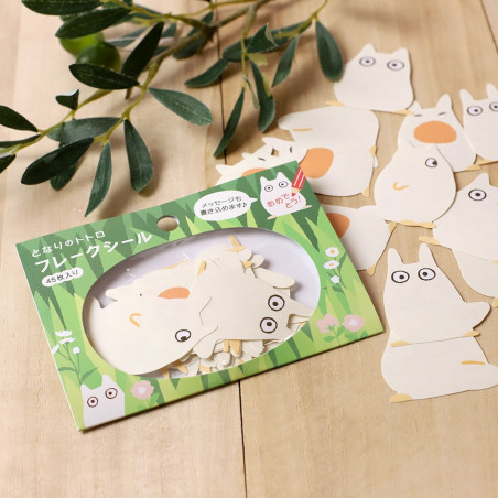 Set de stickers Totoro Blanc - Mon Voisin Totoro