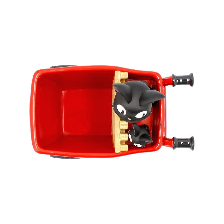 Planter Jiji Chariot Rouge - Kiki la petite sorcière