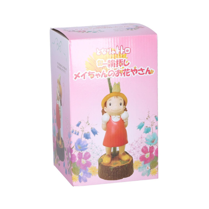 Statue Soliflore Mei & Totoro Blanc - Mon Voisin Totoro