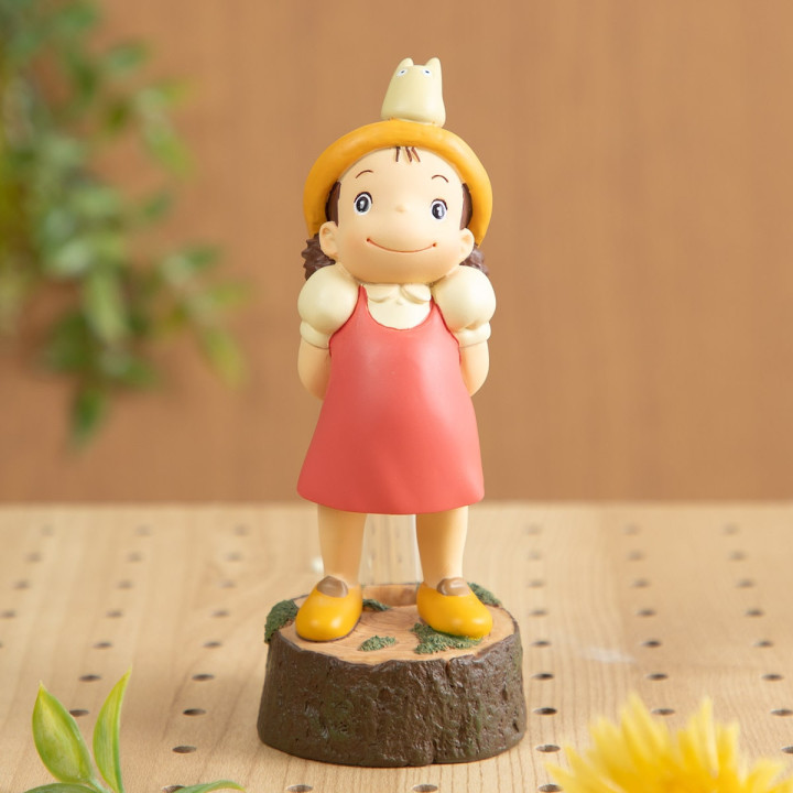 Statue Soliflore Mei & Totoro Blanc - Mon Voisin Totoro