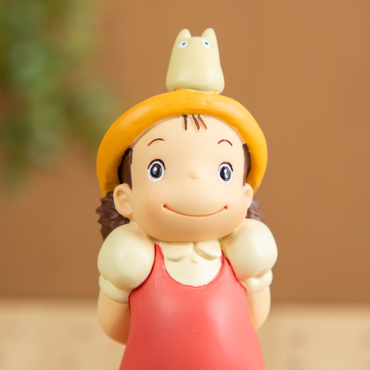 Statue Soliflore Mei & Totoro Blanc - Mon Voisin Totoro