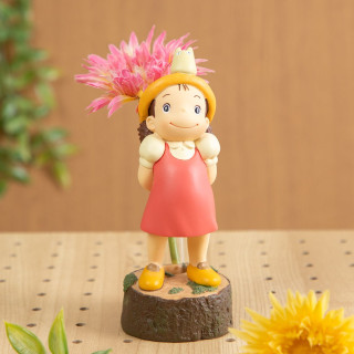 Statue Soliflore Mei & Totoro Blanc - Mon Voisin Totoro