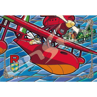 Puzzle Vitrail 300P Mer Adriatique - Porco Rosso