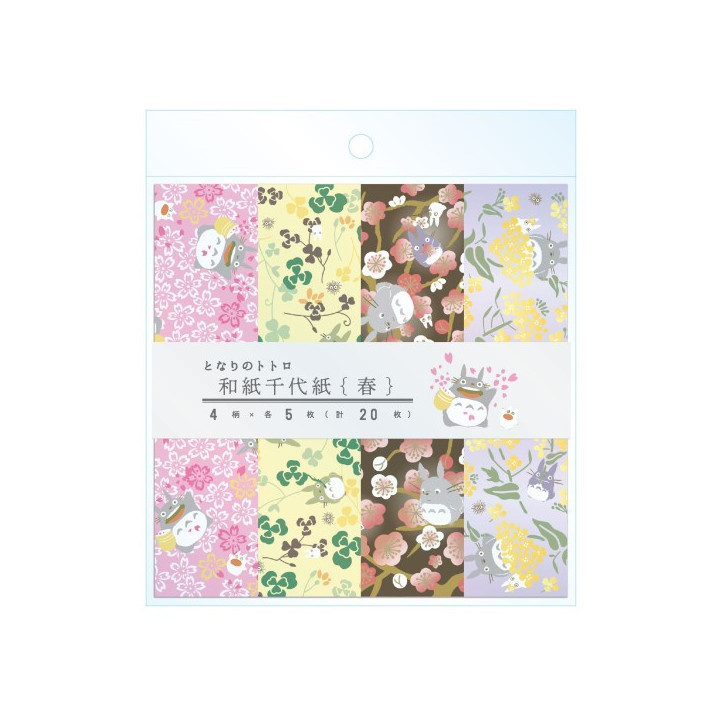 Papier Chiyogami Printemps 2024 - Mon Voisin Totoro