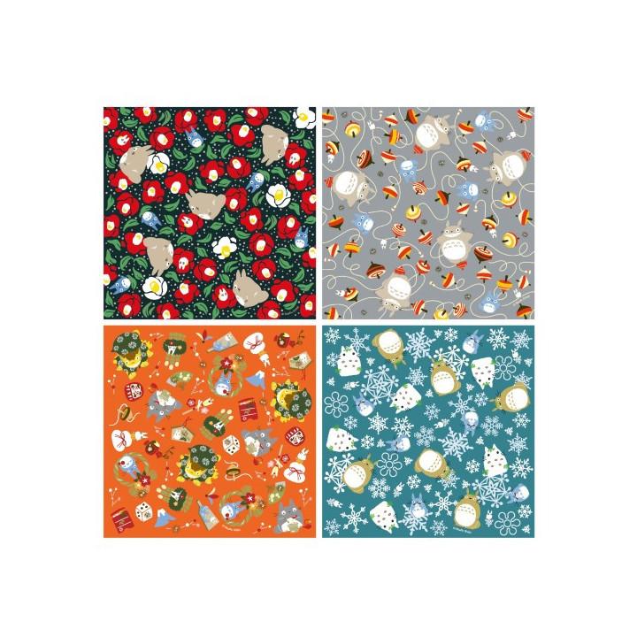 Papier Chiyogami Hiver 2024 - Mon Voisin Totoro