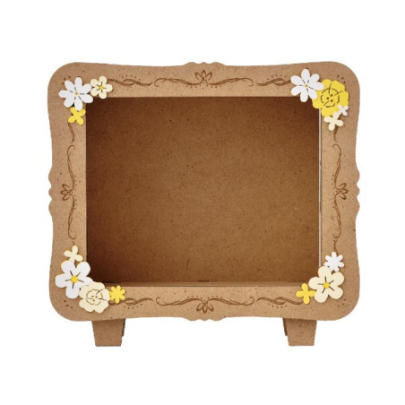 Cadre Théâtre de papier Fleur 100x80x42mm - Studio Ghibli