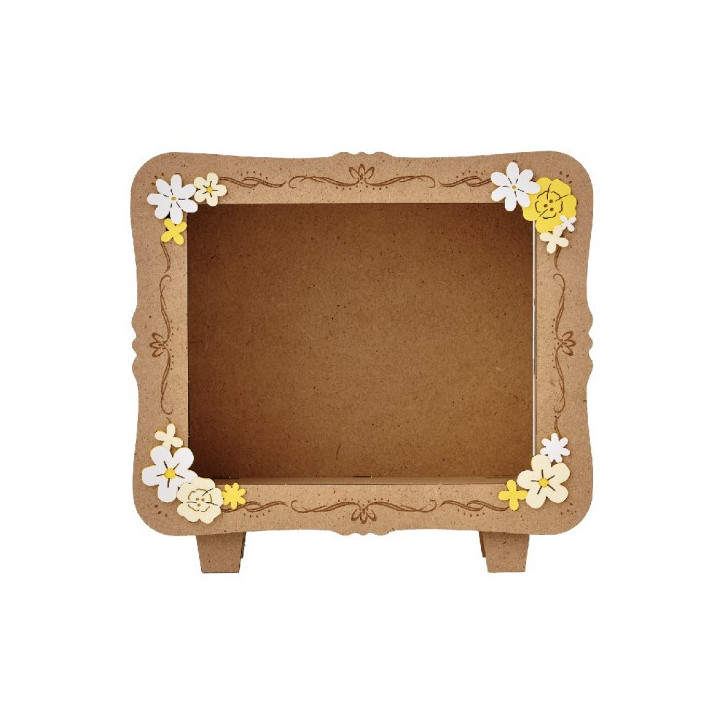 Cadre Théâtre de papier Fleur 100x80x42mm - Studio Ghibli