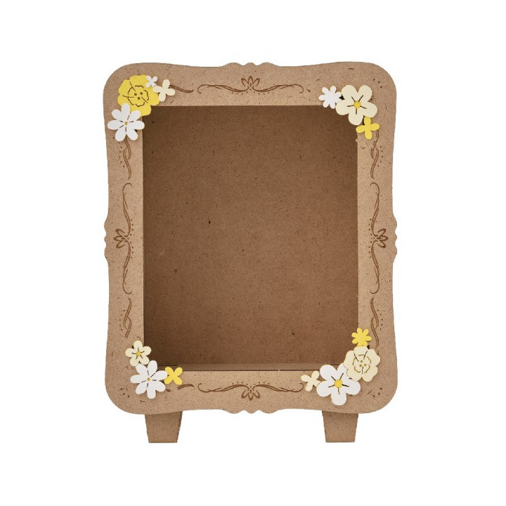 Cadre Théâtre de papier Fleur 100x80x42mm - Studio Ghibli