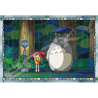 Puzzle Vitrail 300P Arrêt de bus - Mon Voisin Totoro