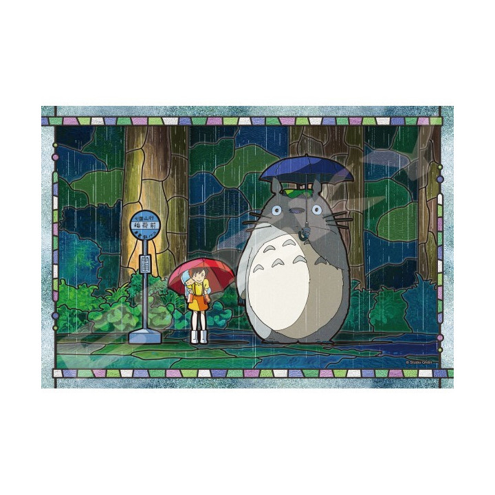 Puzzle Vitrail 300P Arrêt de bus - Mon Voisin Totoro
