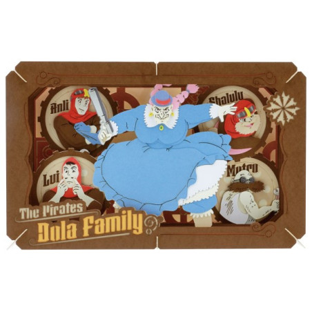 Théâtre de papier La famille Pirate de Dora - Le Château dans le ciel