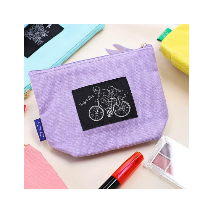 Trousse brodée Muta - Si tu tends l'oreille