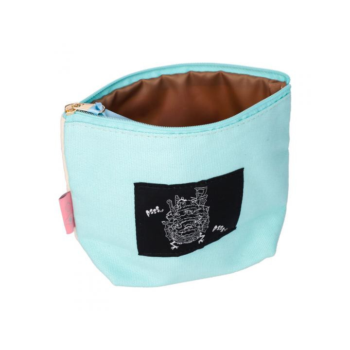 Trousse brodée Calicifer - Le Château ambulant