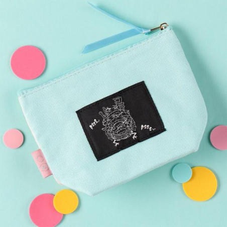 Trousse brodée Calicifer - Le Château ambulant