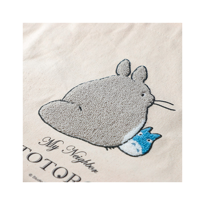 Tote bag brodé Totoro s'en va - Mon Voisin Totoro