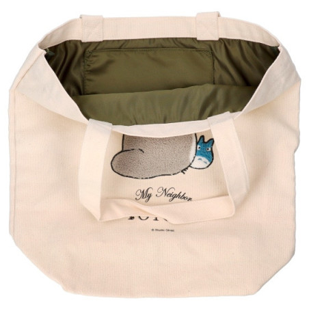 Tote bag brodé Totoro s'en va - Mon Voisin Totoro