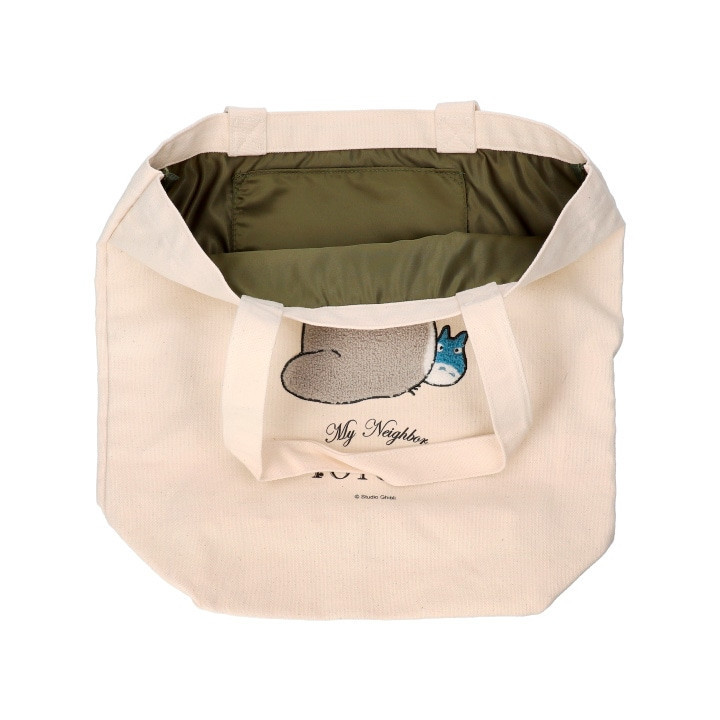 Tote bag brodé Totoro s'en va - Mon Voisin Totoro