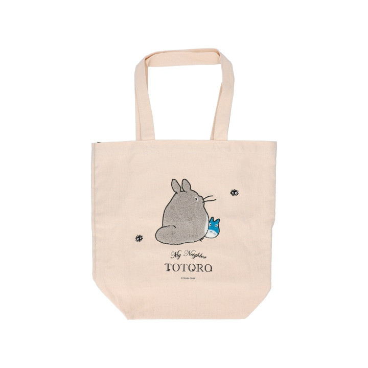 Tote bag brodé Totoro s'en va - Mon Voisin Totoro