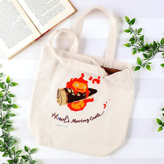 Tote bag Brodé Calcifer - Le Château ambulant