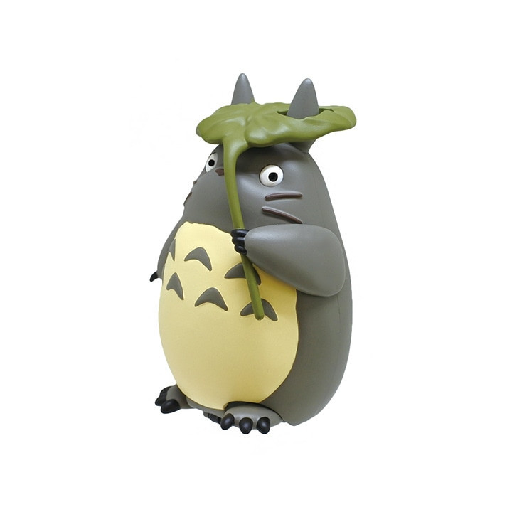 Pull Back Figurine Totoro with leaf - My Neighbour Totoro