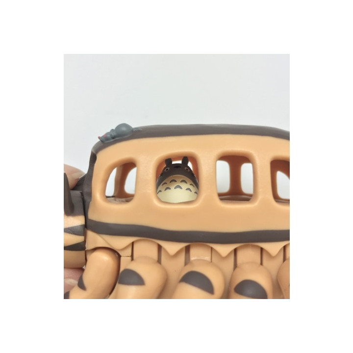 Pull Back Figurine Catbus with Tororo inside - My Neighbor Totoro