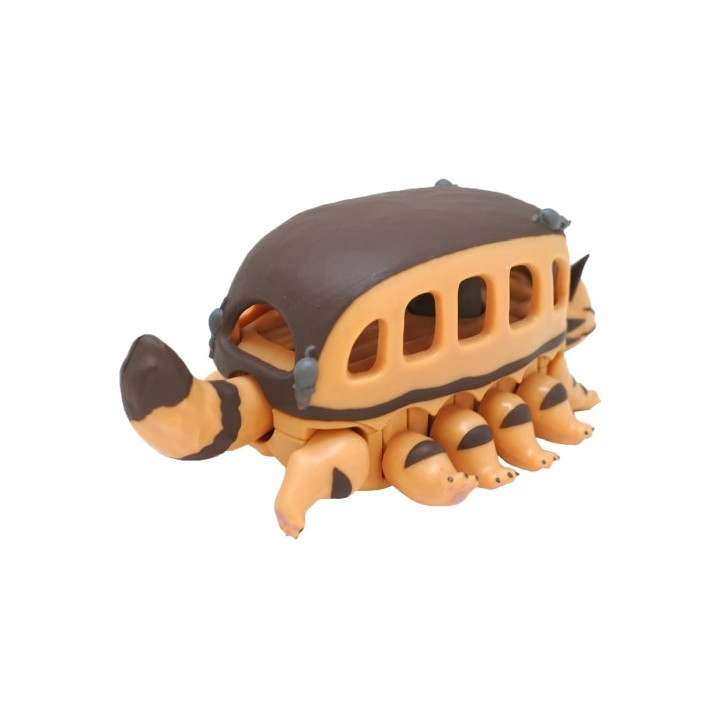 Pull Back Figurine Catbus with Tororo inside - My Neighbor Totoro