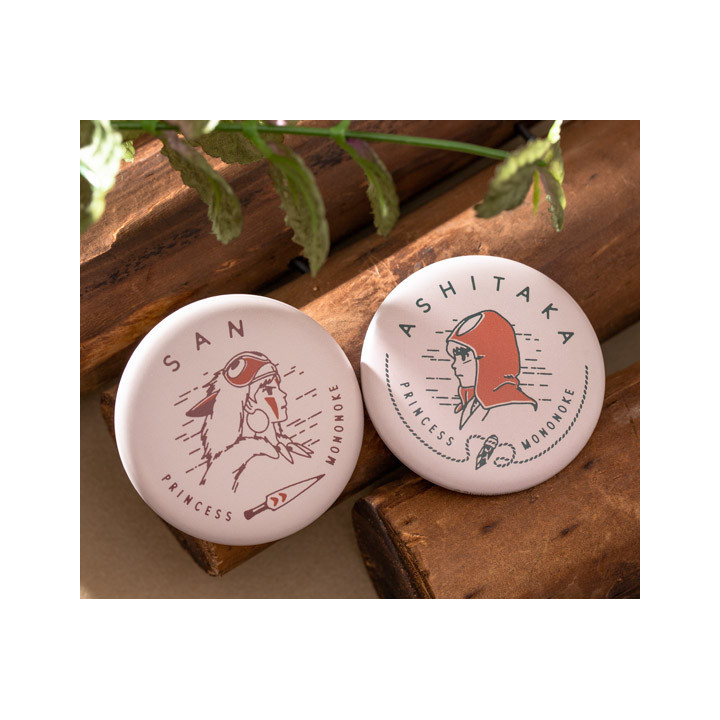 Collection de badges vintage 10 PCS - Princesse Mononoké