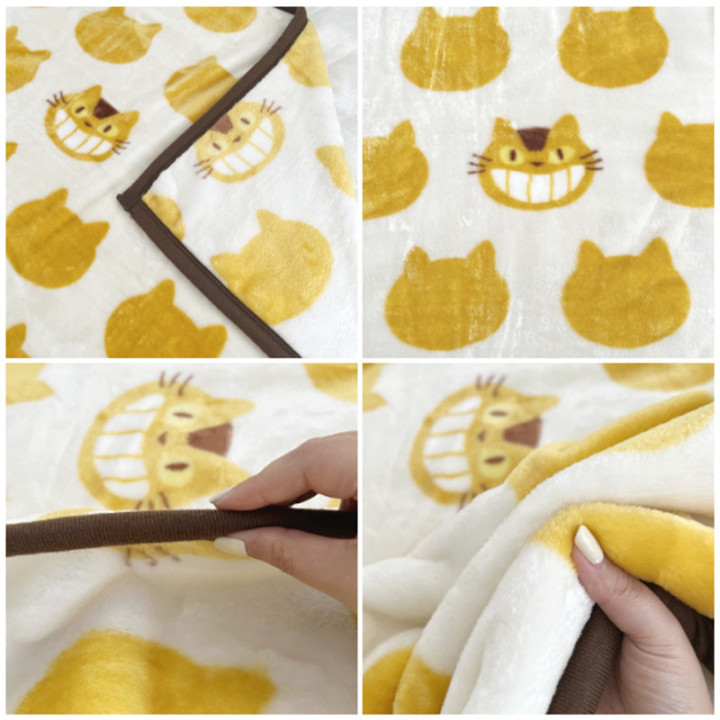 Couverture Silhouette Chatbus 100x140 cm - Mon Voisin Totoro