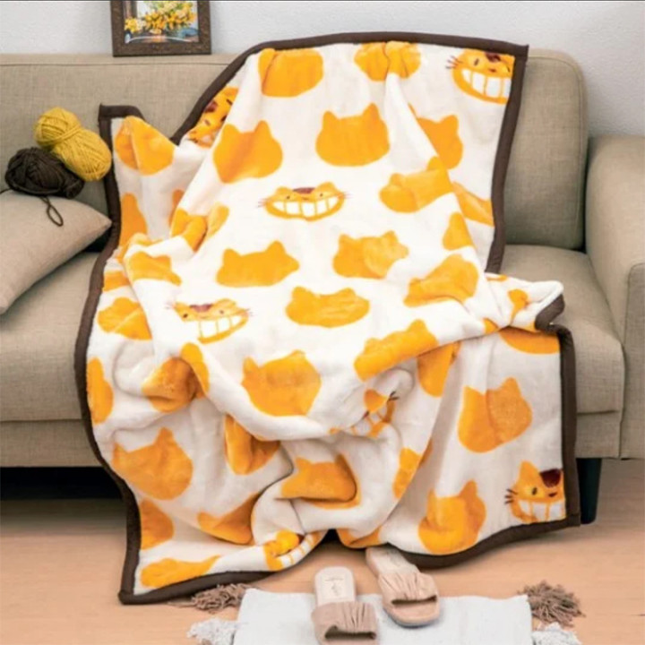 Couverture Silhouette Chatbus 100x140 cm - Mon Voisin Totoro