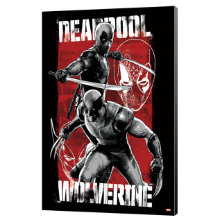 Tableau Deadpool & Wolverine 03 - 35x50cm - Maximum Effort